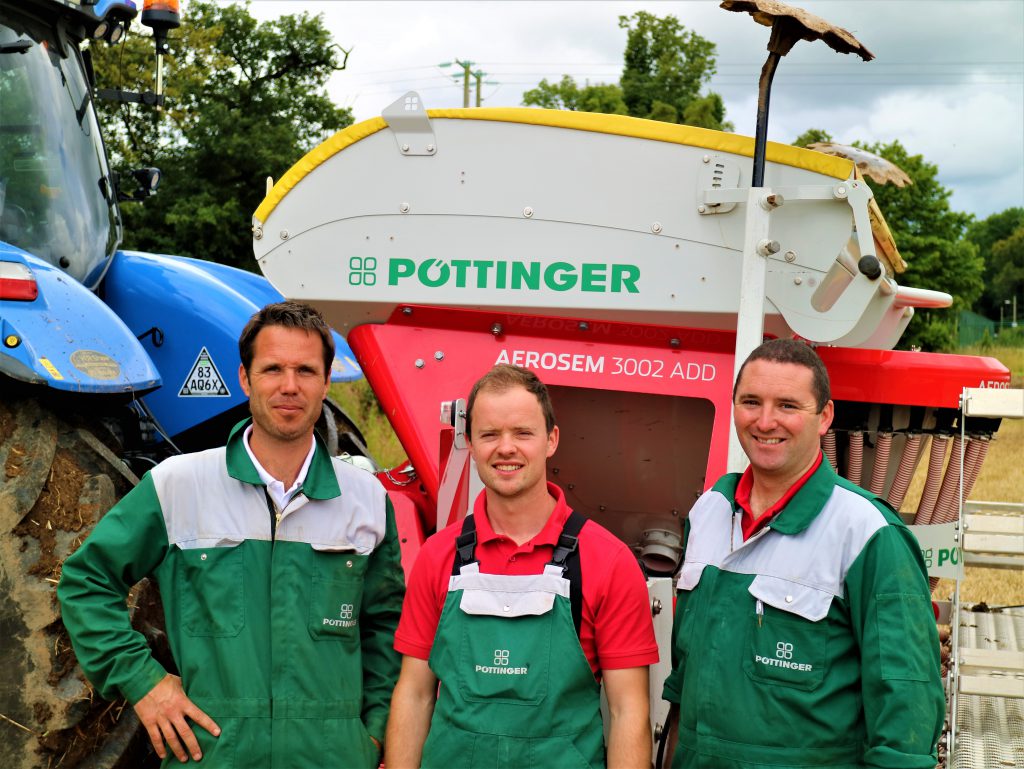 Pottinger Ireland’s Paul Wilson, Ben Stokes and Diarmuid Claridge