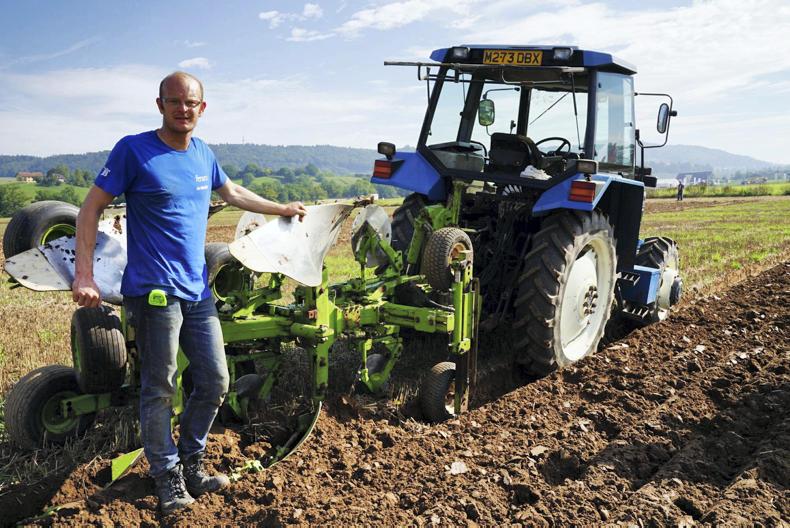 James Coulter from Northern Ireland came third overall in the Europe-wide competition. He used a Ford / New Holland tractor and a Dowdeswell plough