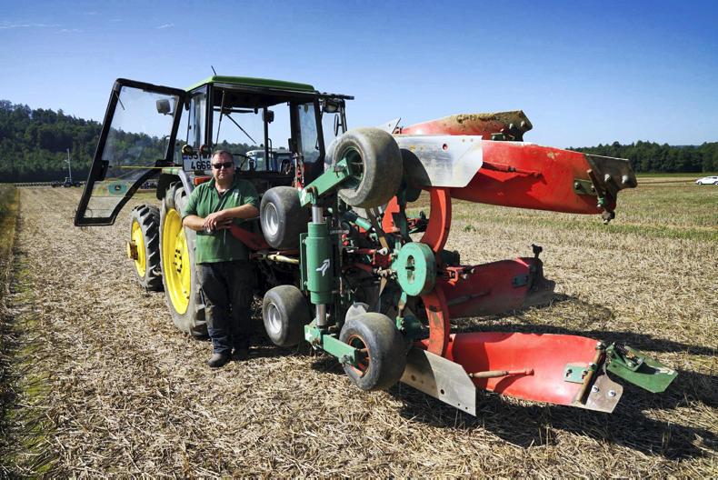 Dan Donnelly from Co. Wexford came second overall. He operated a John Deere tractor and Kverneland plough