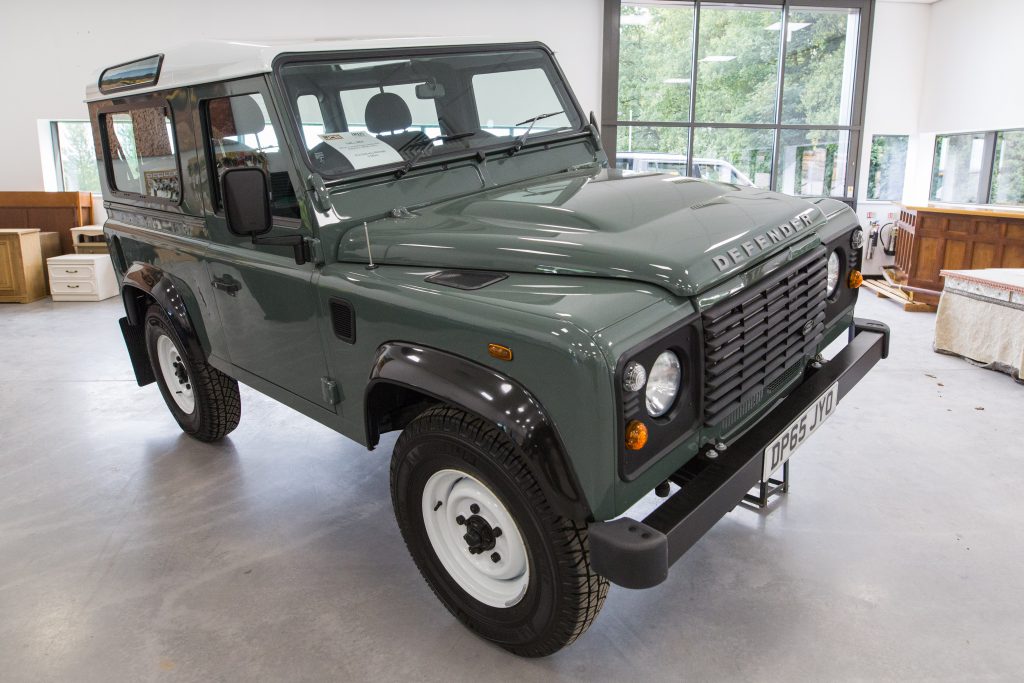 This 2016 Land Rover Defender 90, with just 9 miles on the clock, sold for £35,000 excluding VAT