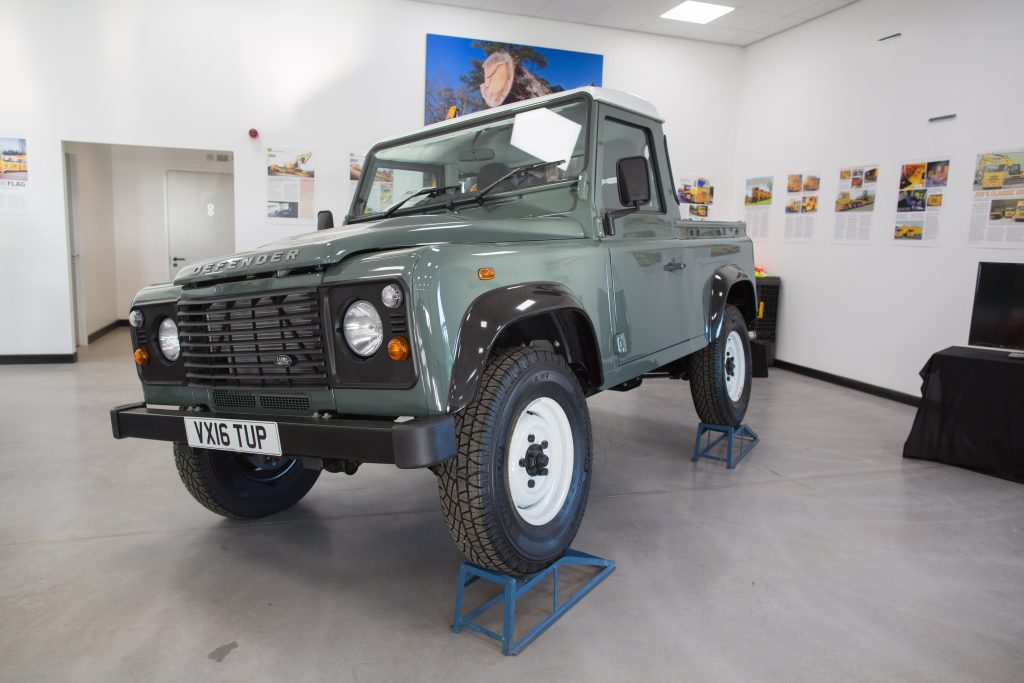 This 2016 Land Rover Defender 90 pick-up, with only 11 miles clocked up, sold for £27,000 excluding VAT