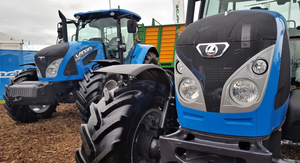 Landini and McCormick tractors are back at the National Ploughing Championships this year under a new distributor – AgriArgo UK. Will Doyle, the new national sales manager for Ireland, said: ‘At our first Irish dealer meeting, we were told that returning to the ‘Ploughing’ is essential to give the brands and the tractors the profile they deserve.’ The eye-catching 6-145L (on the left) is fitted with a 16-valve, 4.5L, 4-cylinder, 143hp NEF engine