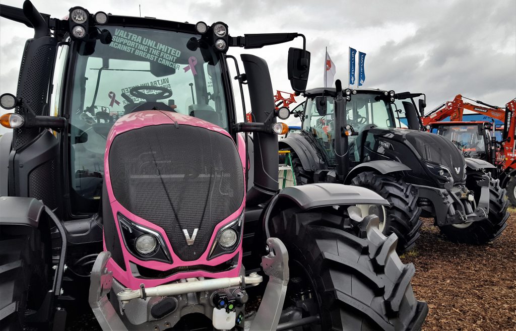 Valtra, part of the sprawling AGCO tractor and machinery empire, is putting on a showing of force at this year’s ‘Ploughing’. Front and centre are a brace of new or recently-updated models, including a fourth-generation T Series unit (right)