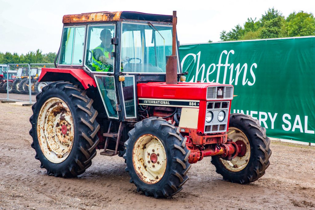 This aging International 884, with 6,219 recorded hours, sold for just £2,500
