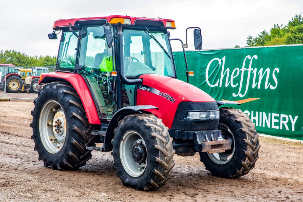 This 2006 Case JXU1100 fetched £15,000. It had 7,435 hours on its clock