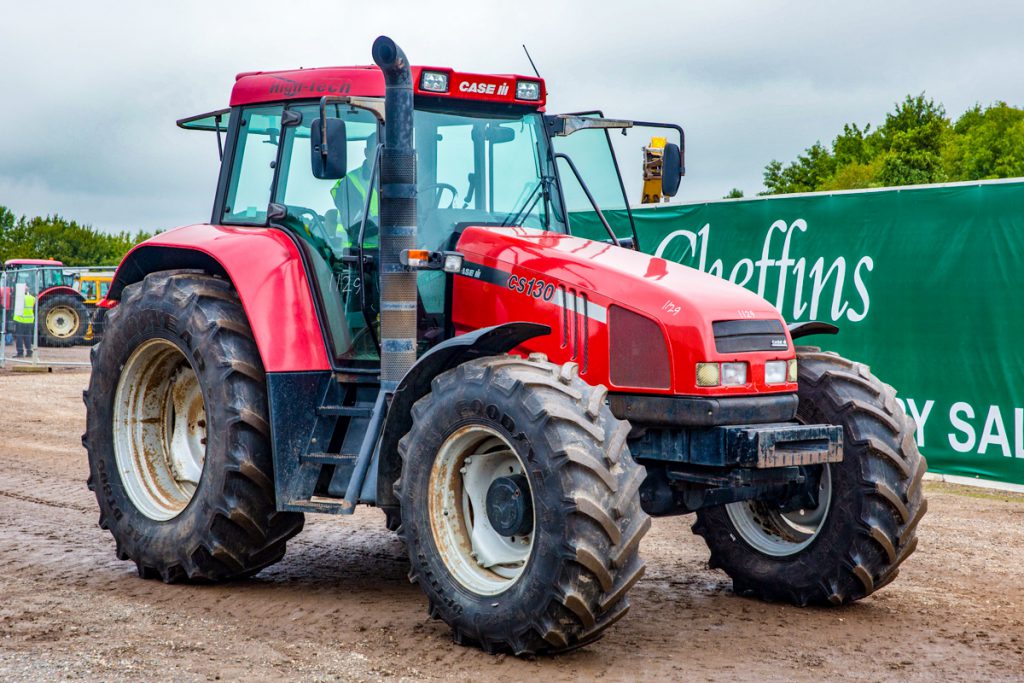 Steyr heritage: This clean and tidy 2004 Case IH CS130 sold for £14,600. It had 7,800 hours on the clock