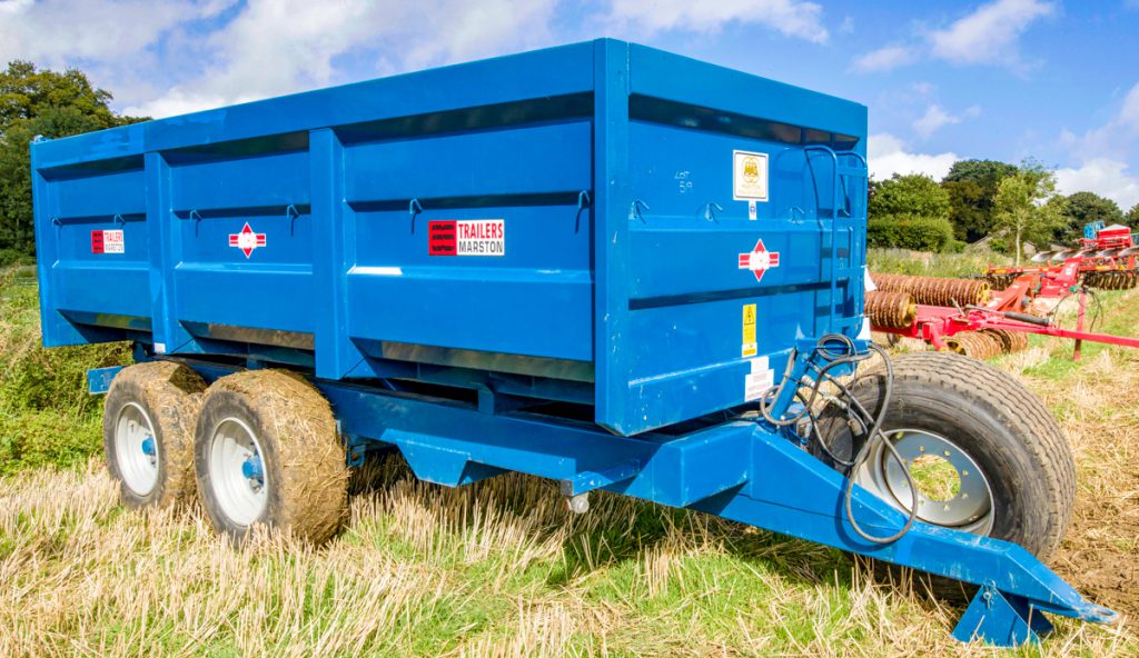 This 2013 AS Marston ACE 10t, tandem-axle, steel monocoque tipping trailer (with a manual tailgate) sold for £6,000