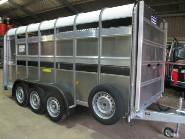 The trailer stolen from Carnaross Mart