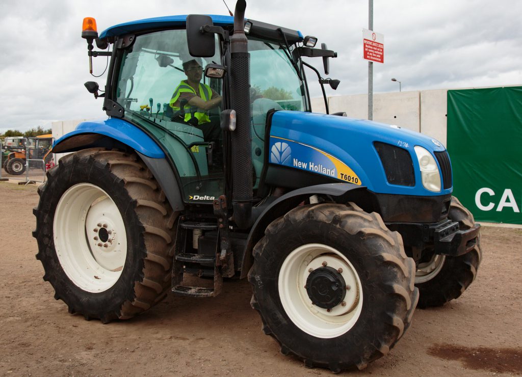 This 2009 New Holland T6010, with 4,031 hours showing, sold for £18,800