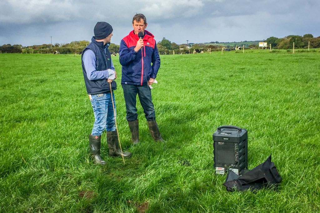 Teagasc’s Cian Devaney and Brian Conlon