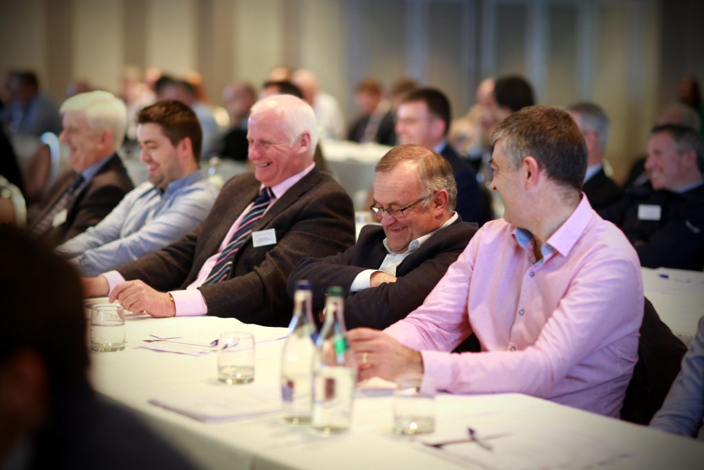 Some of the attendance at the R&amp;H Hall conference in Carton House