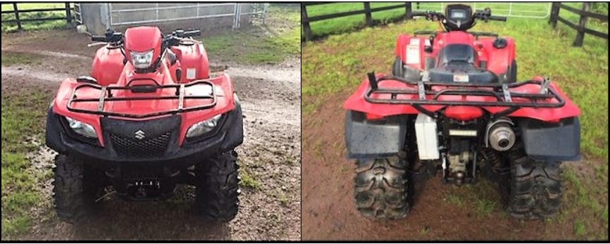 Image of a quad similar to the one that was taken