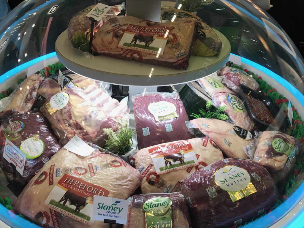 A selection of Irish beef on display on the Slaney Foods stand