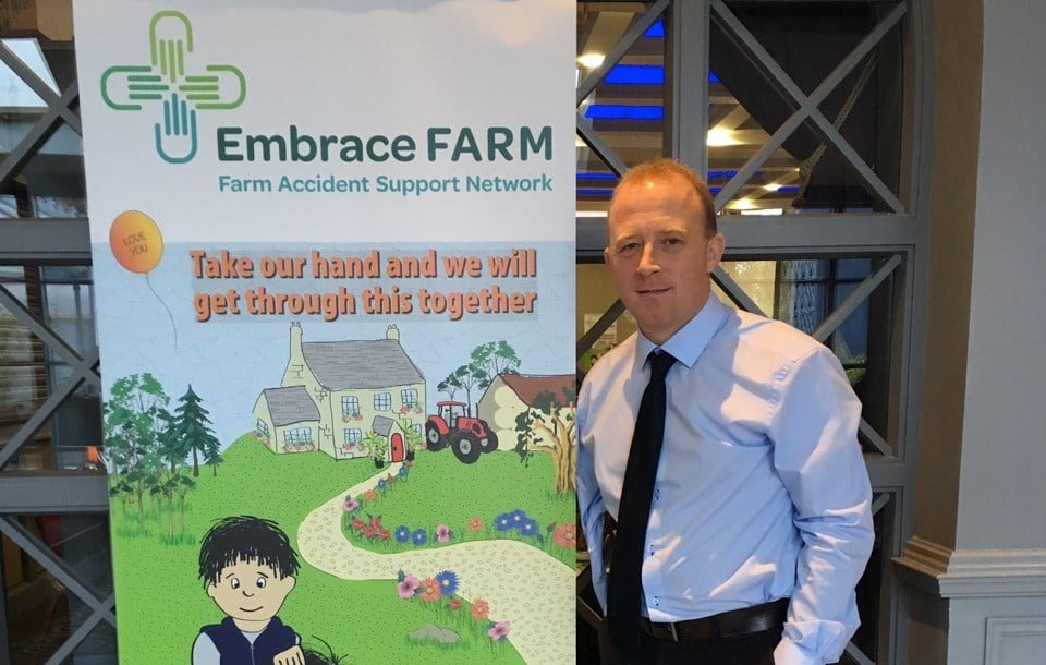 William Sawyer from Strabane lost his arm in a farm accident when he was 12