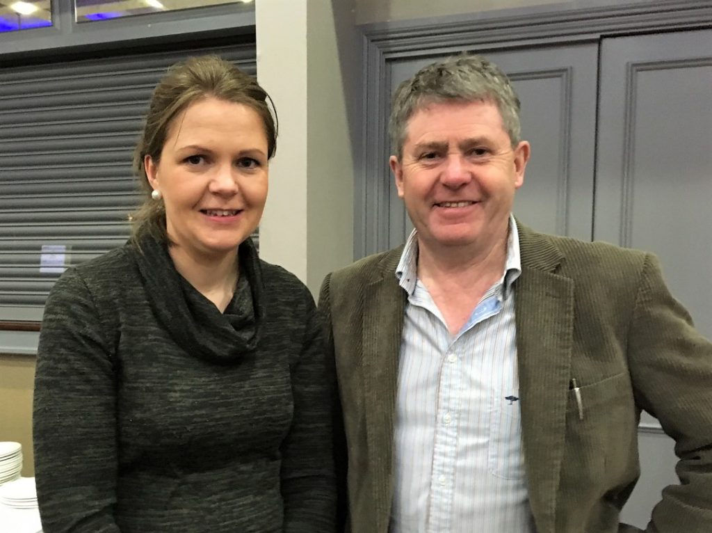Aishling Meehan, solicitor and tax consultant; and George Graham, mental health advocate