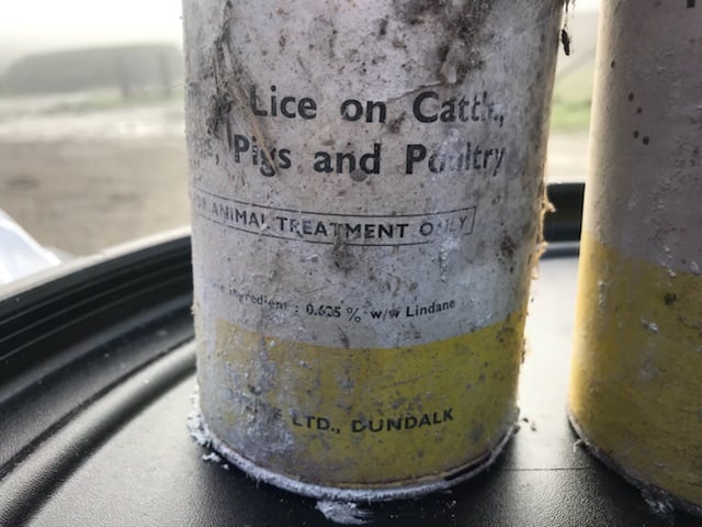 Lice powder, a persistent organic pollutant