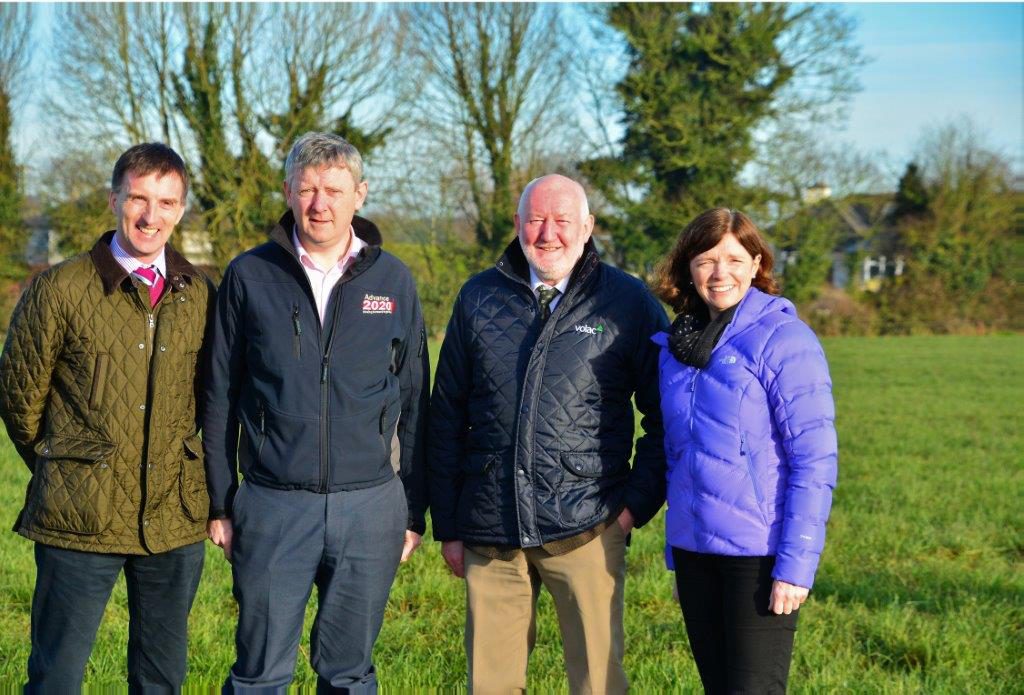 L-R: Tom O’Dwyer, Teagasc; Billy Cronin, Dairygold; Pat Cahill, Volac; and Grainne Dwyer, Animal Health Ireland