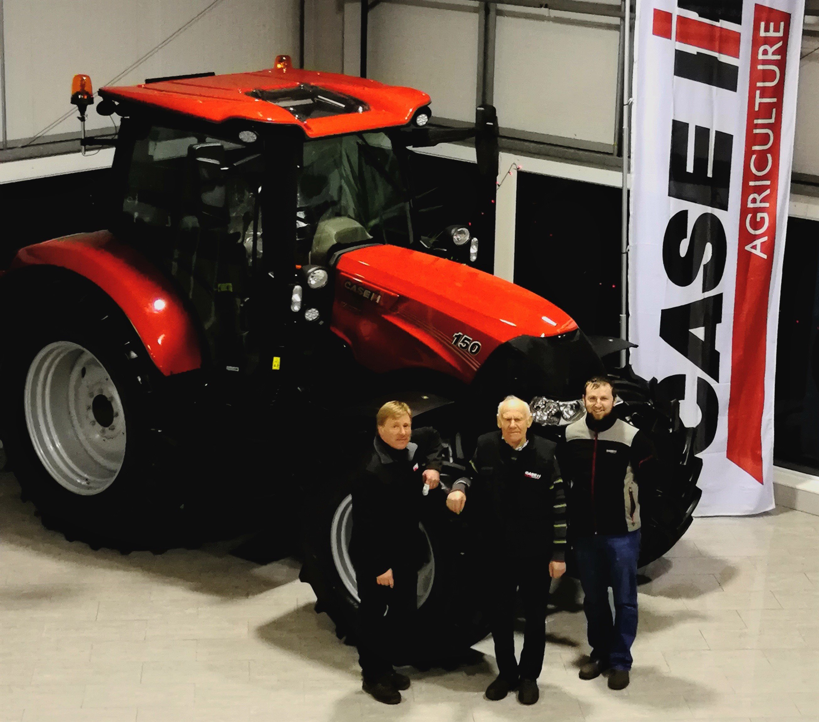 L-R: Trevor McHugh, Derek McHugh and John McDermott (sales manager)
