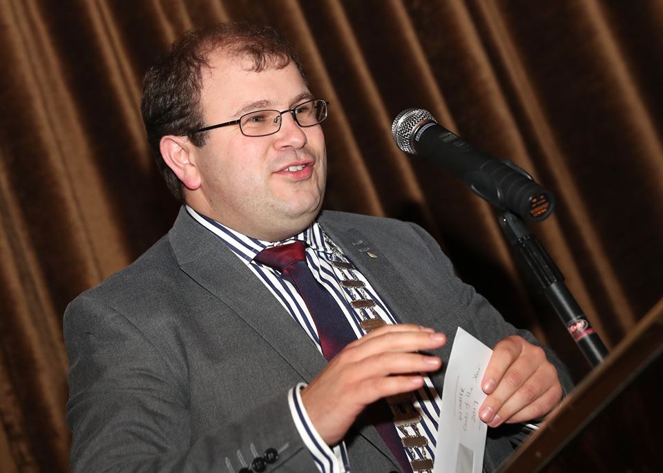 Outgoing Macra na Feirme national president James Healy