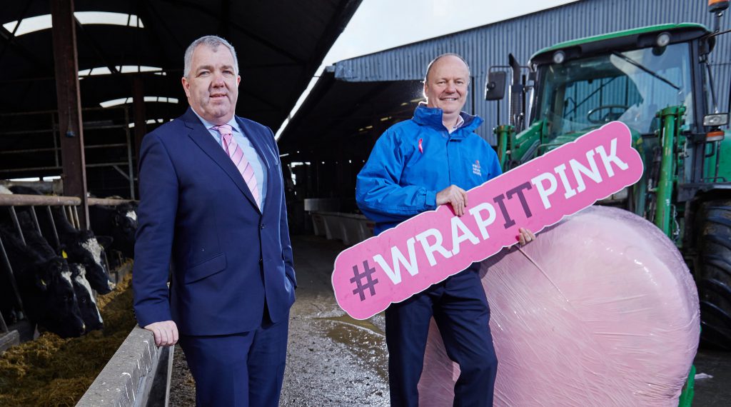 L-R: James Lynch, chairman, Dairygold, and Mark Mellett, head of fundraising, Irish Cancer Society. Image source: Miki Barlok