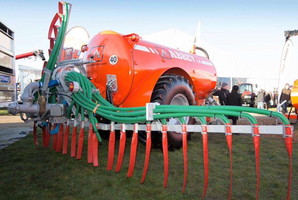 Abbey Machinery, located outside Toomevara, Co. Tipperary, was one of several Irish manufacturers at the big UK event