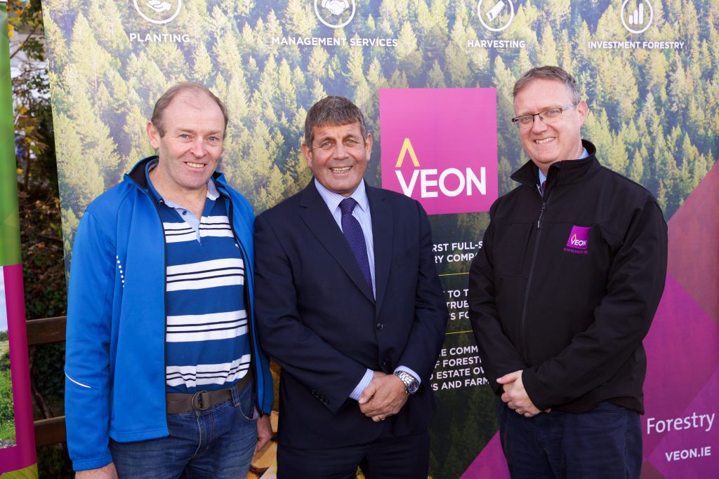 Robbie Crawford (Crawford Borthers), Minister Andrew Doyle and Daragh Little (Veon)