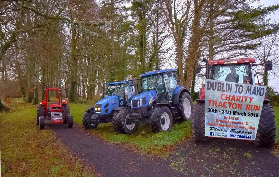 Image source: Dublin2Mayo Charity Tractor Run 2018 Facebook page