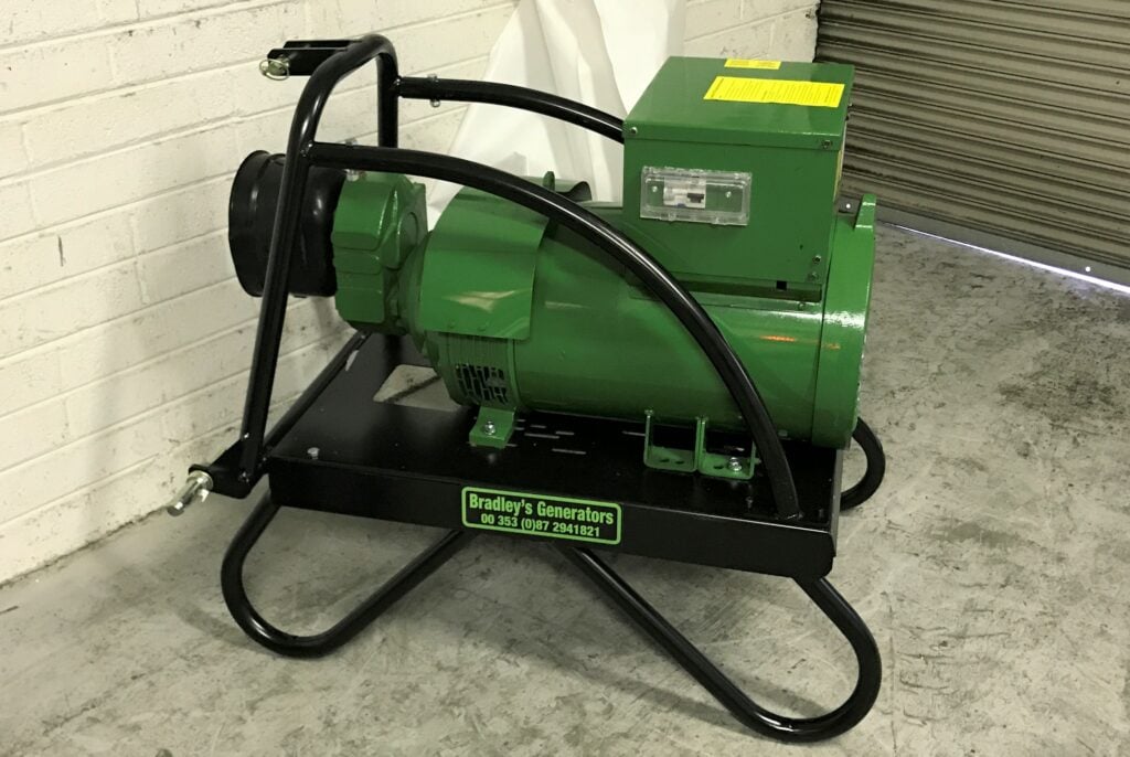 A 75KVA generator (three-point linkage version)