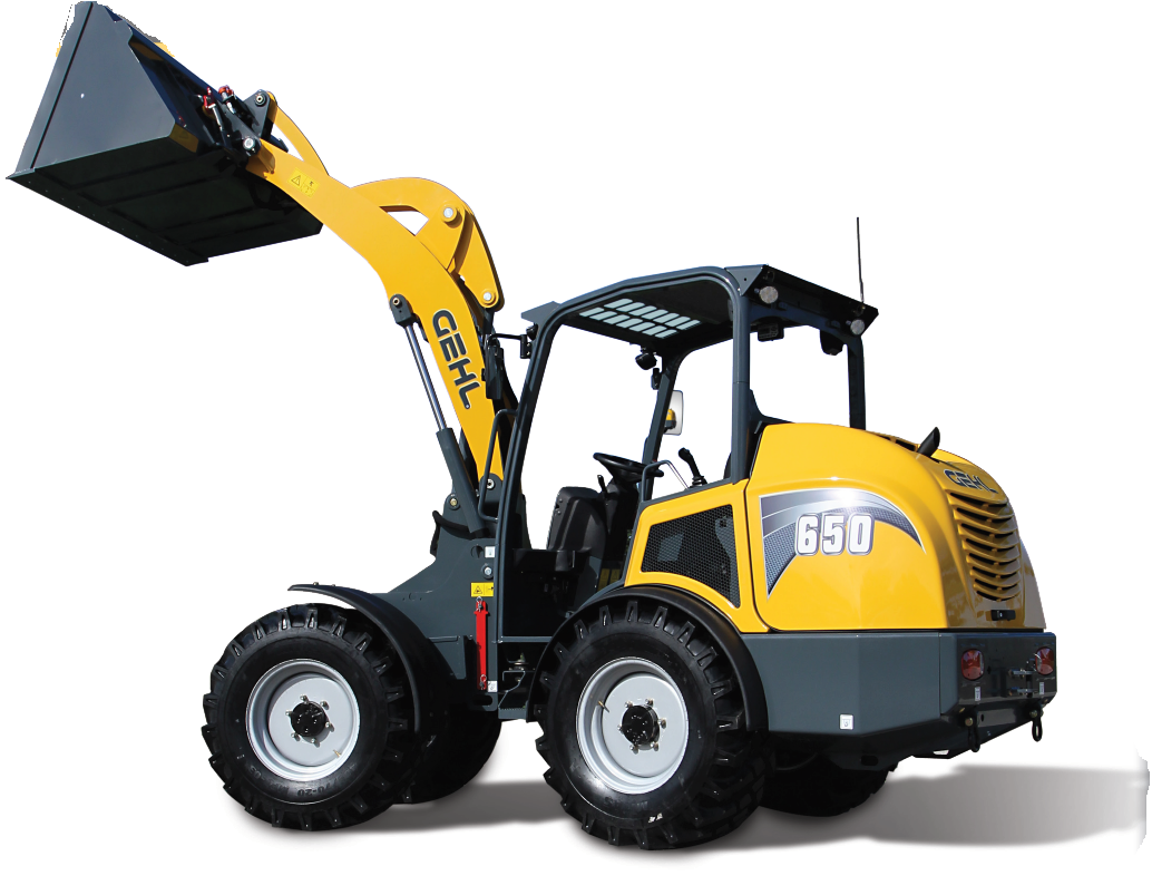 The existing Gehl 650 compact loading shovel