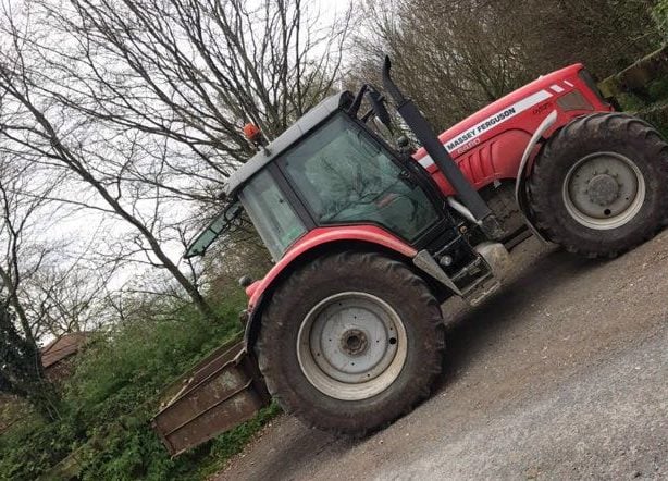 The tractor and trailer were stolen at the end of last week