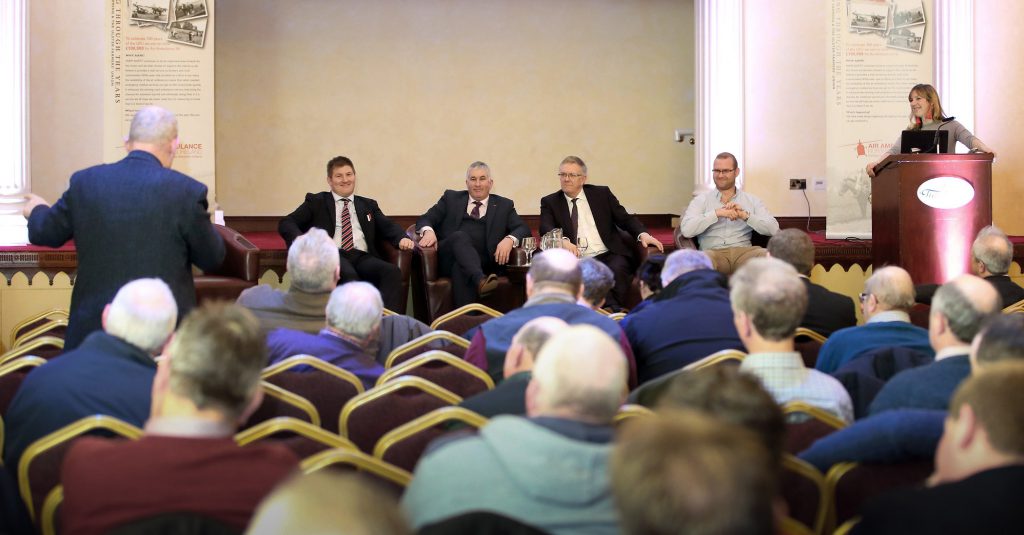 Members of the audience asked a panel of UFU representatives what was being done about TB