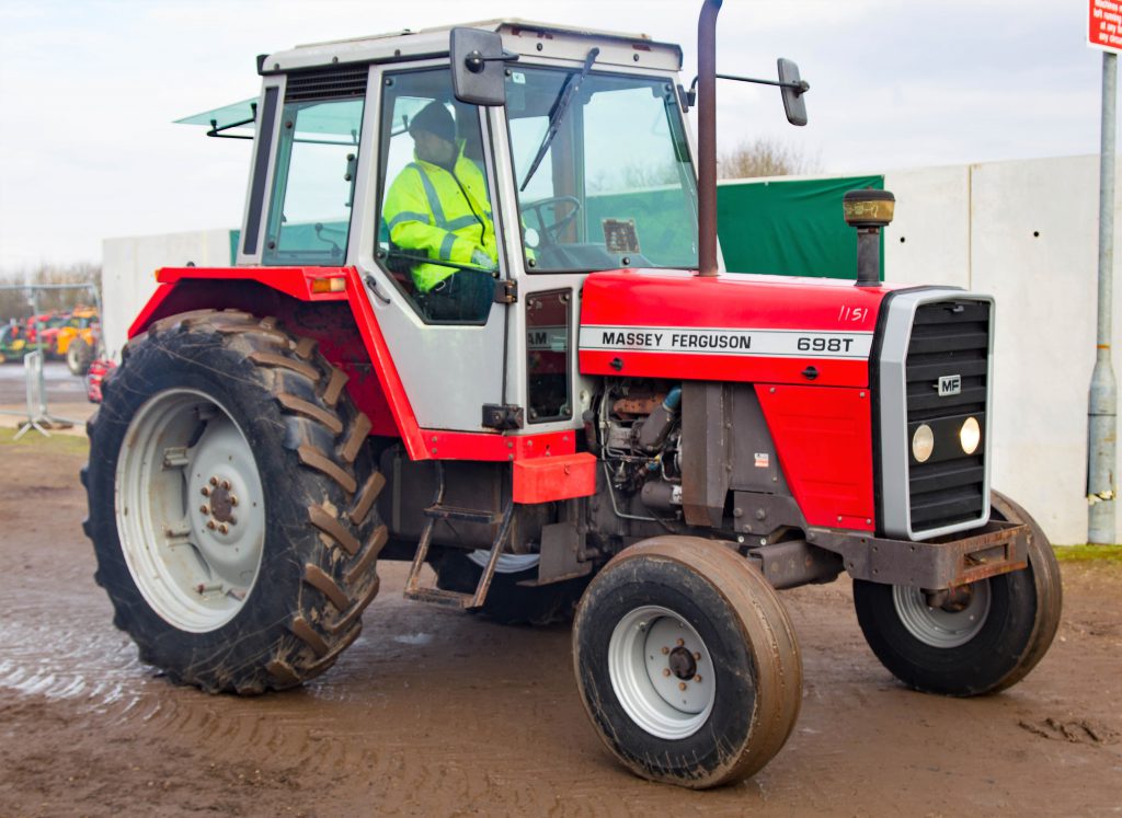 This Massey Ferguson 698T, with a 12-speed gearbox, had just 3,500 hours showing on the clock. It sold for a healthy £7,500