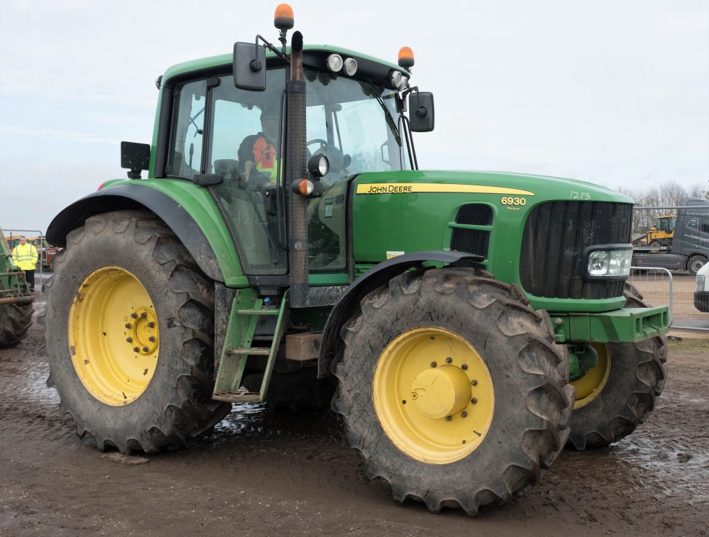 This John Deere 6930 (Premium), with 8,053 hours showing, sold for £21,800