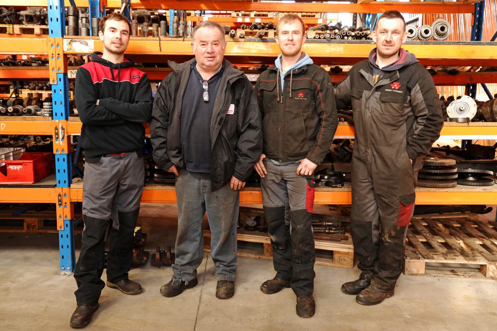 Left-to-right: Keith Murphy, Ned Murphy, Ian Murphy and Noel Atkinson