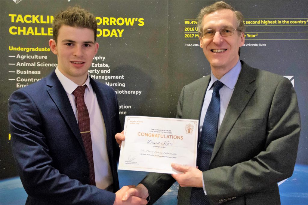 David Kelso pictured with Dr. Alastair Lawson