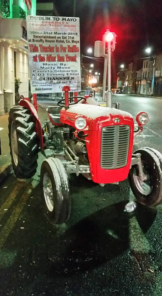Image source: Dublin2Mayo Charity Tractor Run 2018 Facebook page
