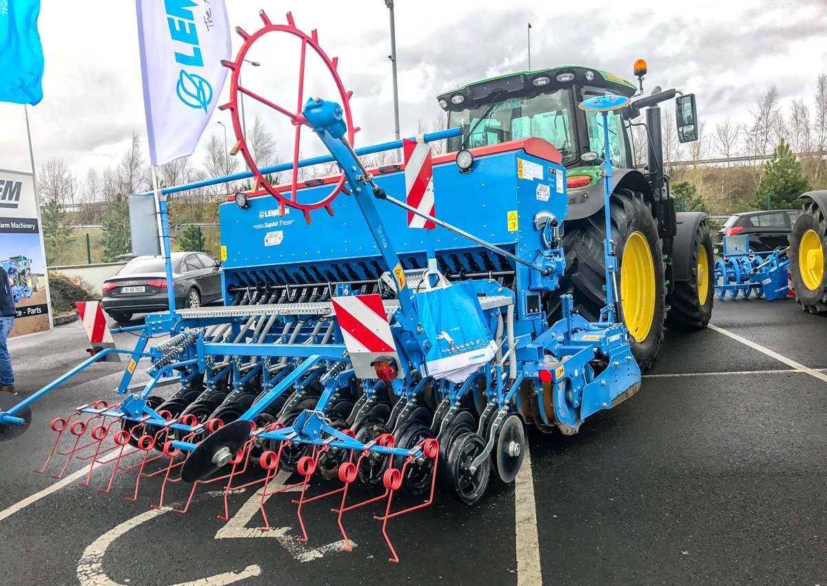 A 3m-wide Lemken Saphir 7 box drill at the recent Lemken demo day