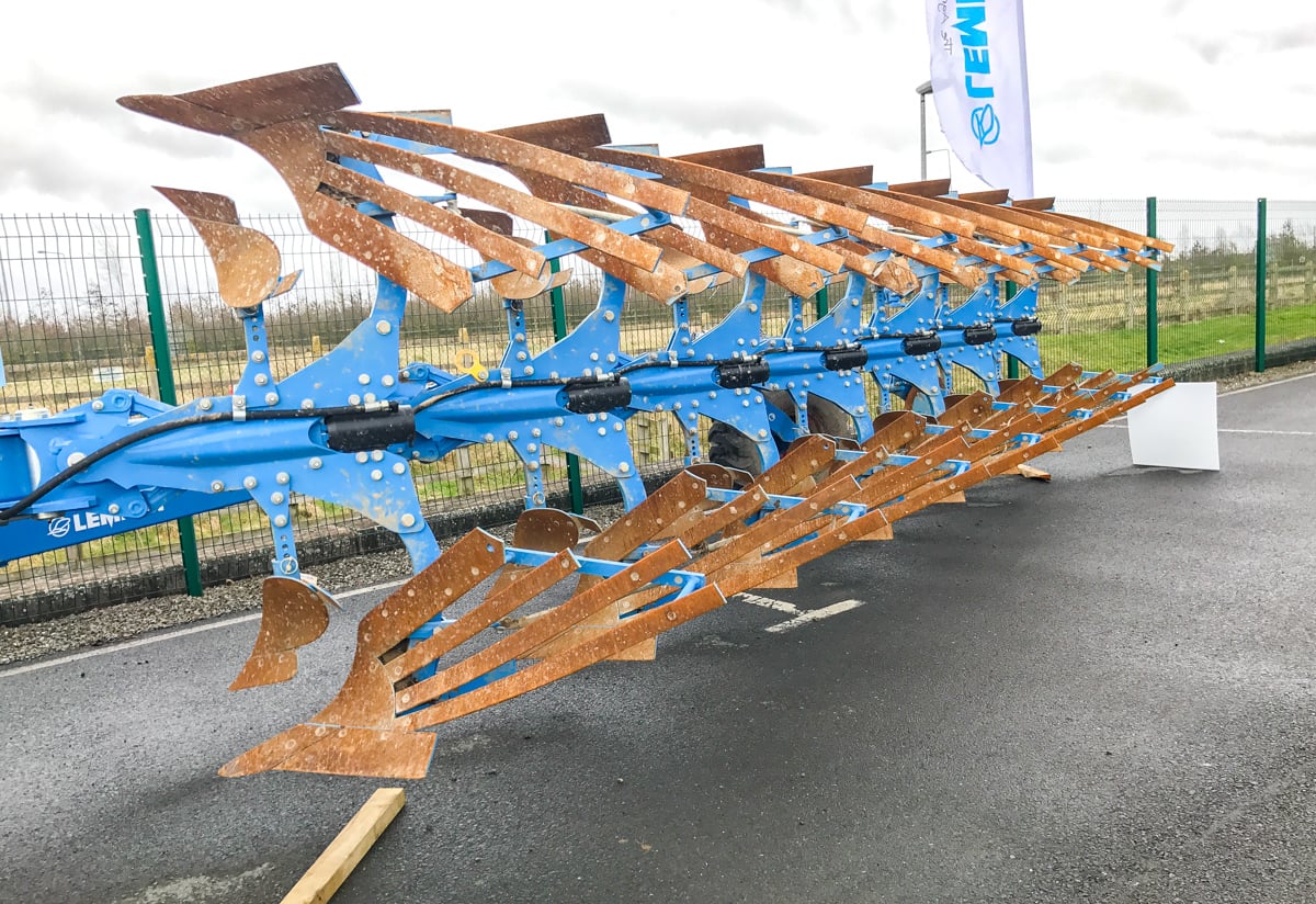 A Lemken Diamant 11 plough at the recent Lemken event