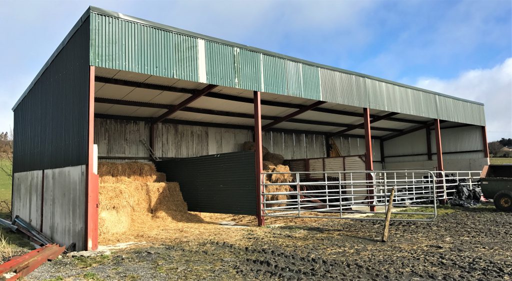 The original shed which was re-erected across from the new unit
