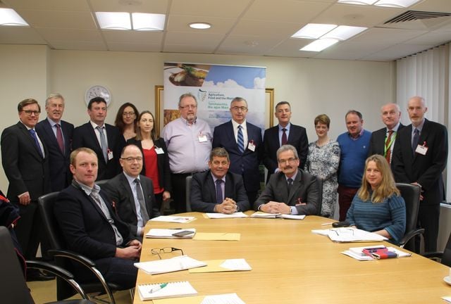Minister of State, Andrew Doyle, at the inaugural meeting of the new Organic Sector Strategy Group