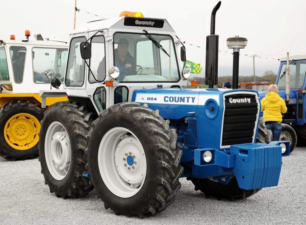 County tractors have a great following in Ireland. This gleaming 1184 TW (owned by Tom Murphy) demonstrates why