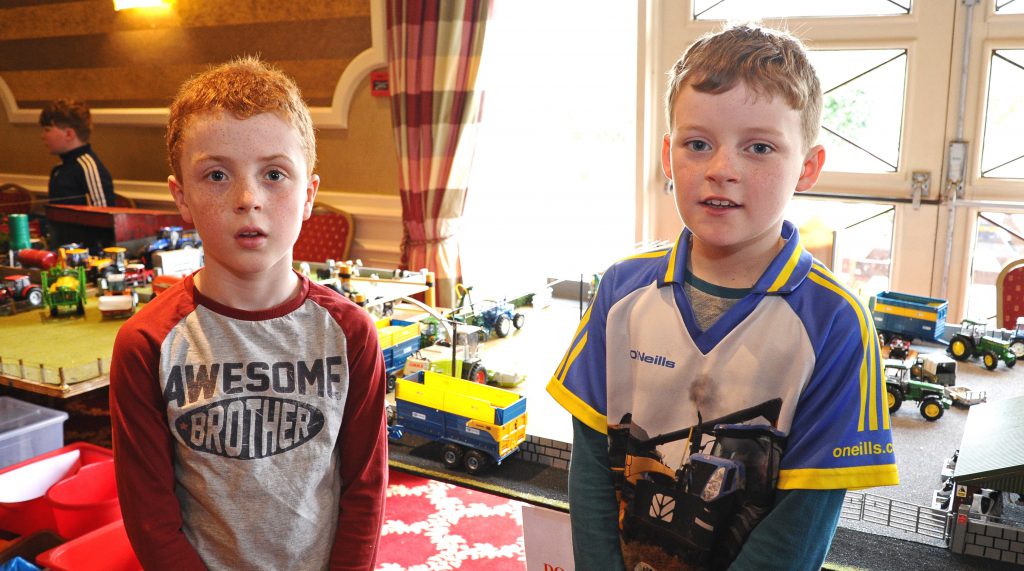 Charlie Dalton and Michael Noonan are new to the scene, but already have a sound grasp of farm machinery