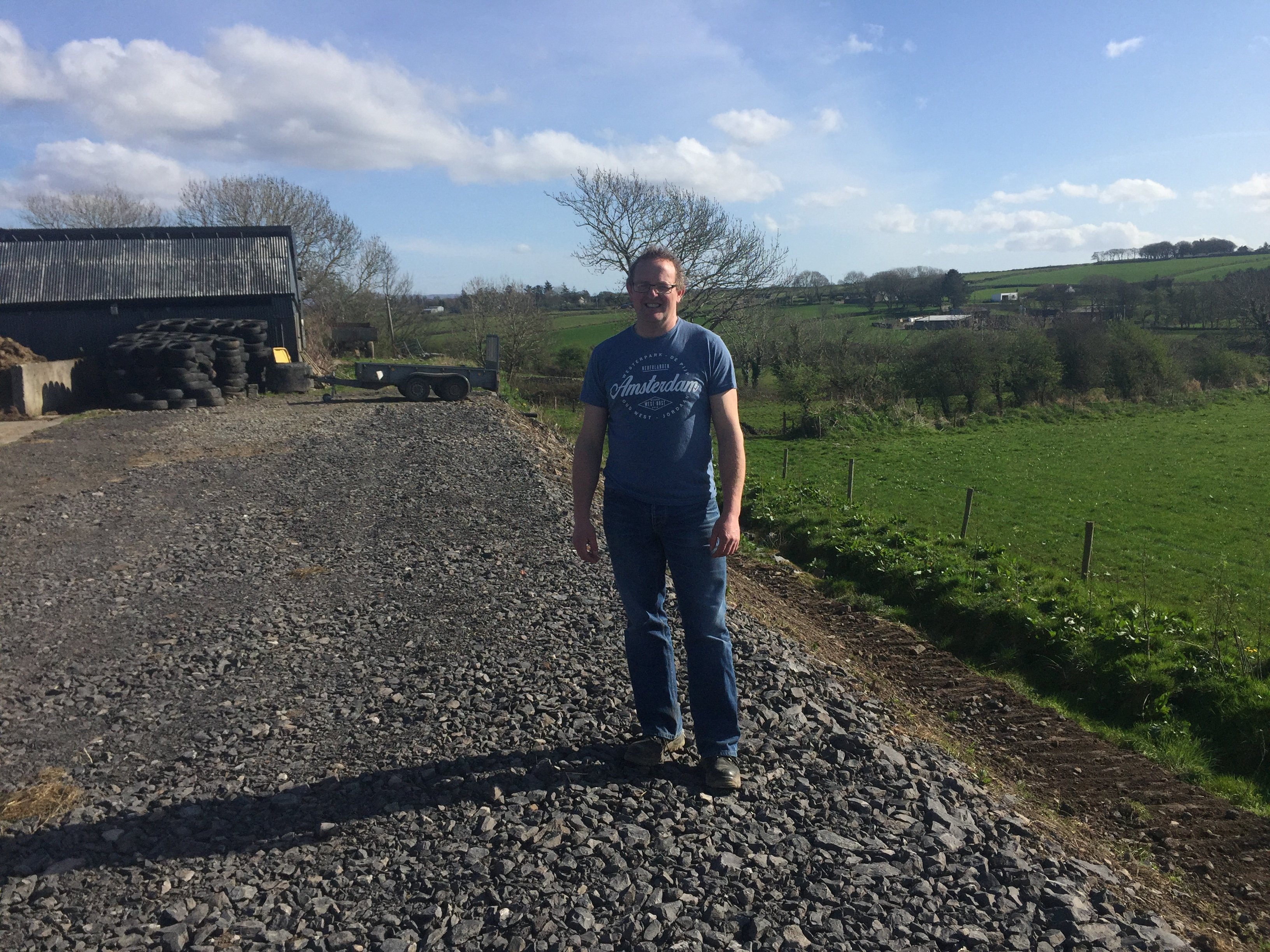 Neil Boland pictured on his farm in Co. Sligo