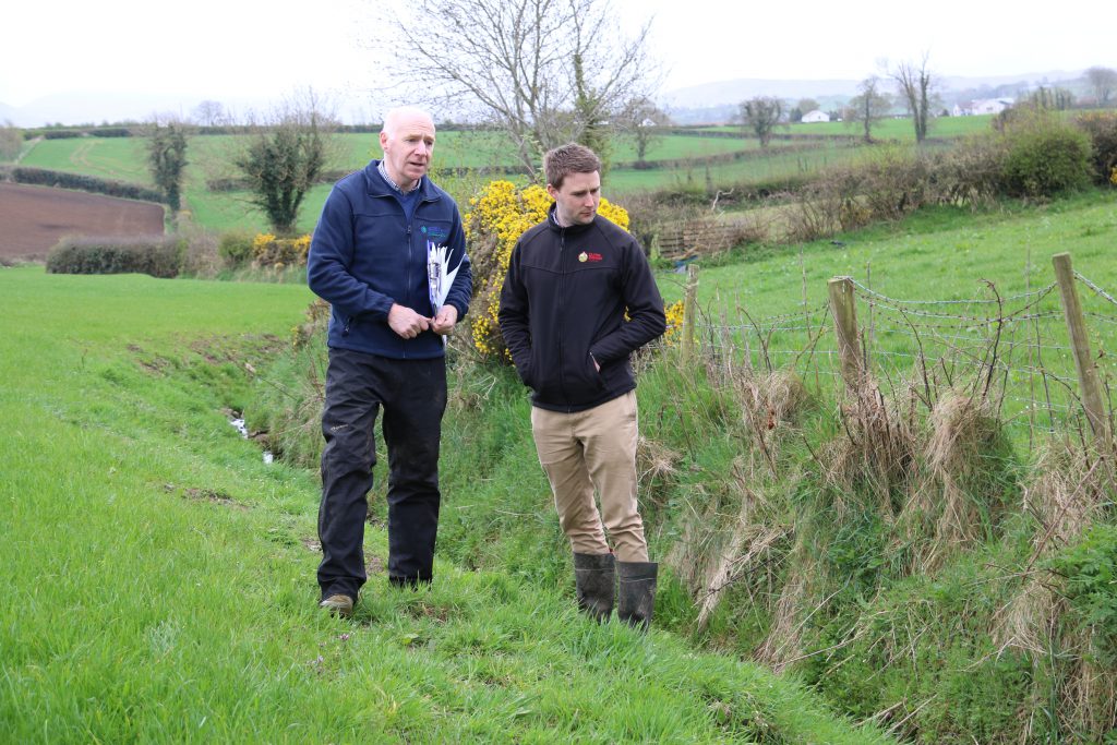 Checking the watercourse