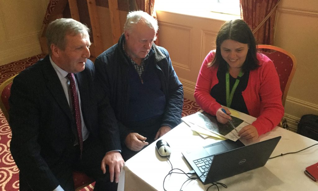 Minister for Agriculture Michael Creed at the recent BPS clinic in Macroom