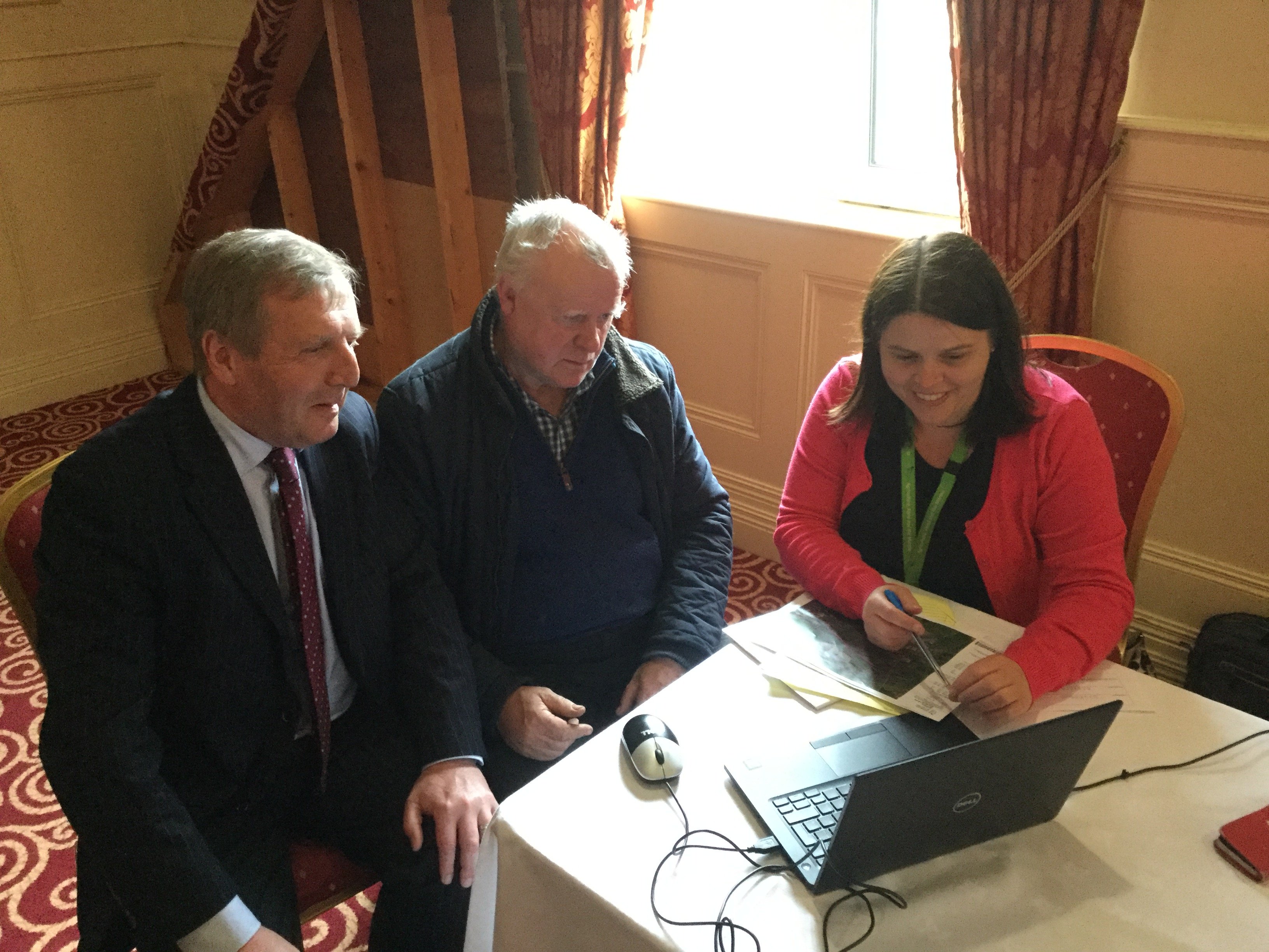 Minister for Agriculture Michael Creed at the recent BPS clinic in Macroom