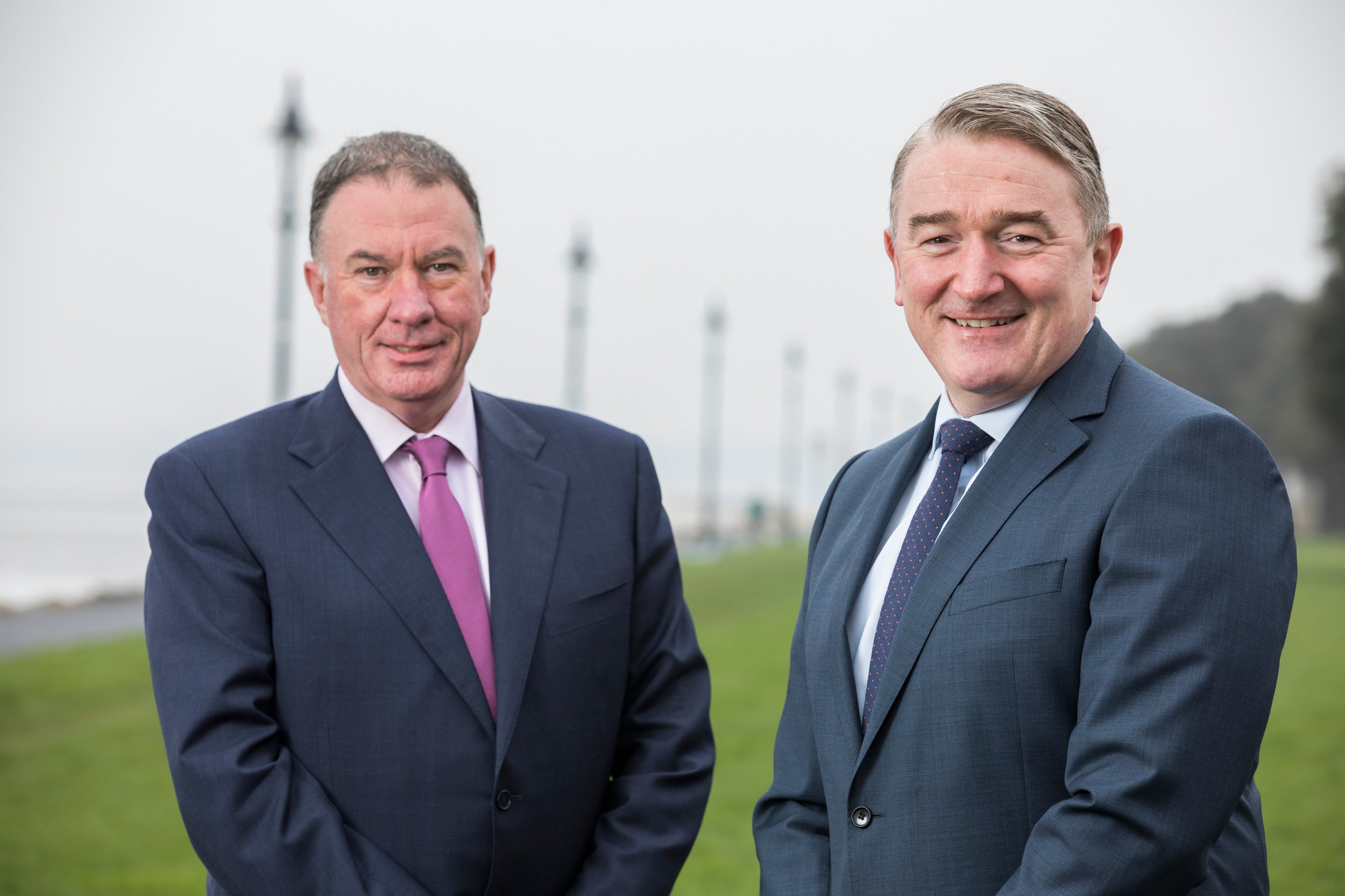 L-R: Aaron Forde, chairman of Ornua; with John Jordan, chief executive designate of Ornua. Image source: Keith Arkins