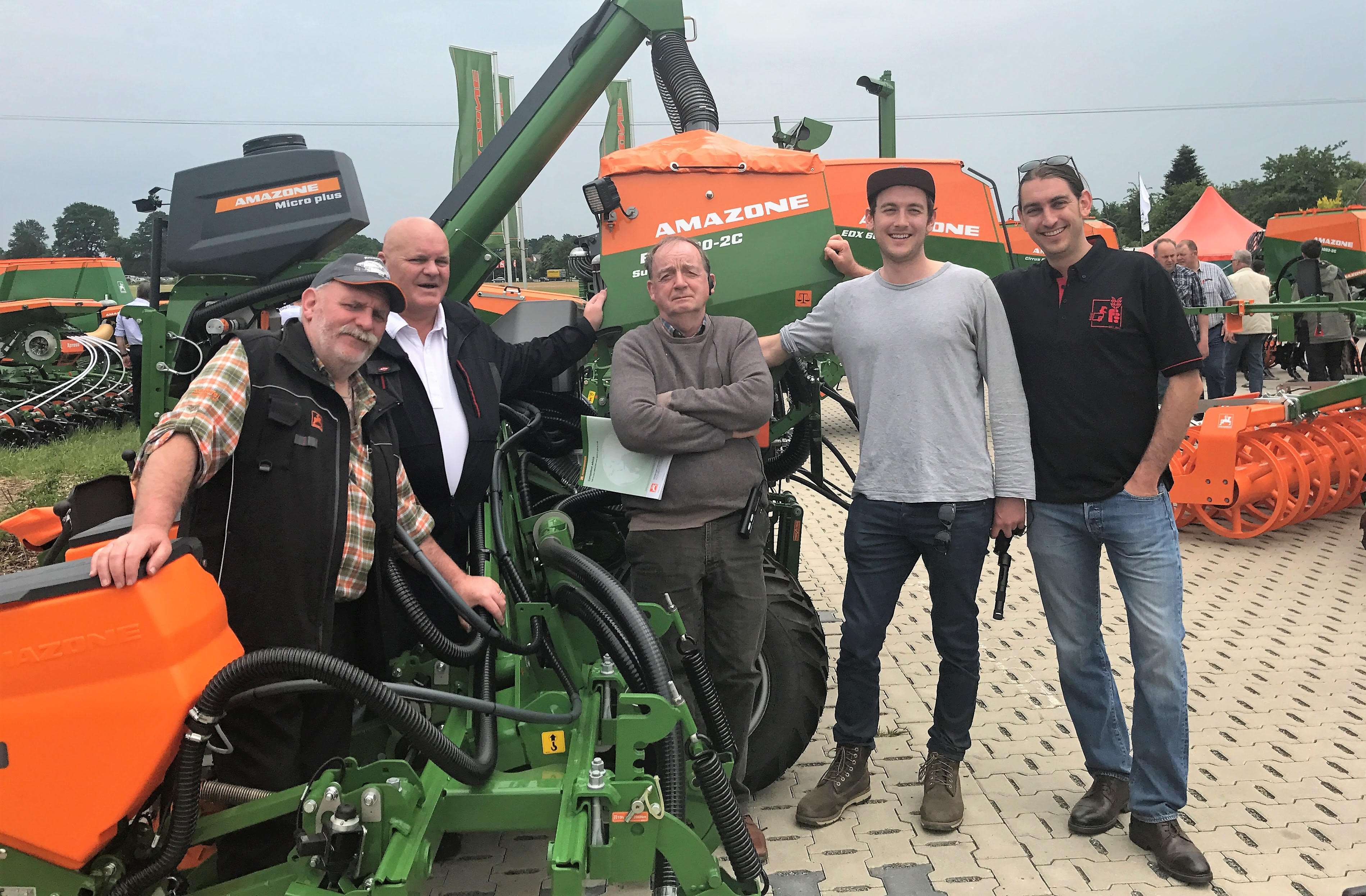 L-R: Val McAuley; Laurence Kehoe; Pat Cleary; Stephen Scrivener; and Paul Scrivener