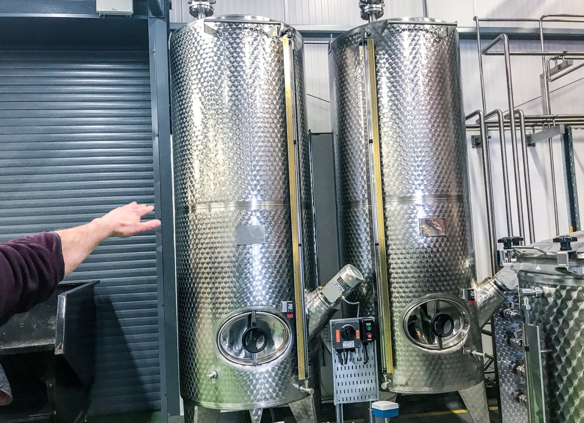 The blending tank