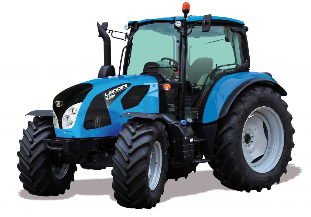 A 110hp version from the new Landini 6-H Series will make its Irish debut at Grass &amp; Muck. There are also 119hp and 126hp (pictured above) versions